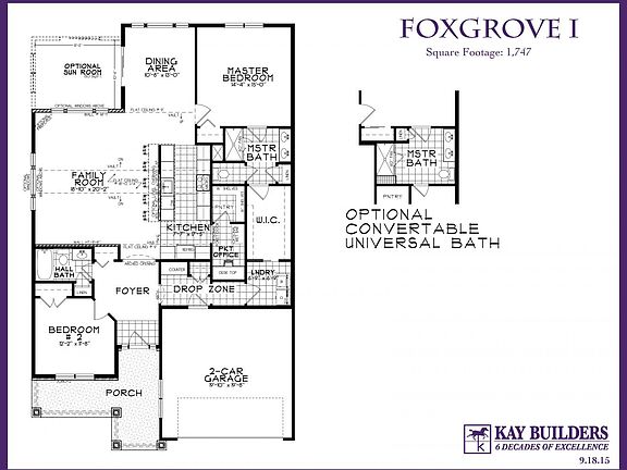 Foxgrove I Floor Plans