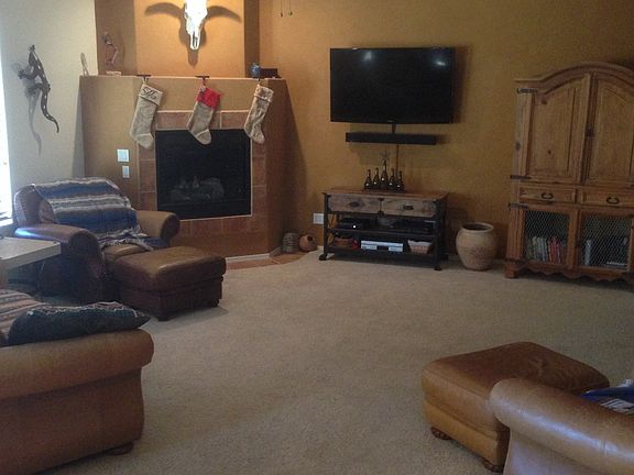 Open Living-room w/ frplc