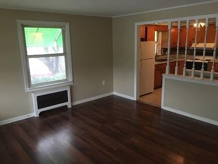Living Room with new laminate floor