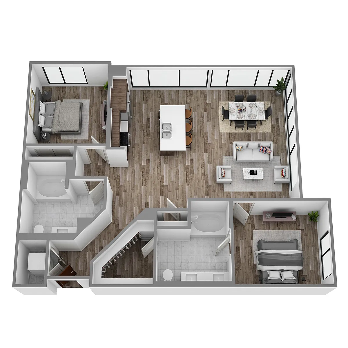 Floor plan W