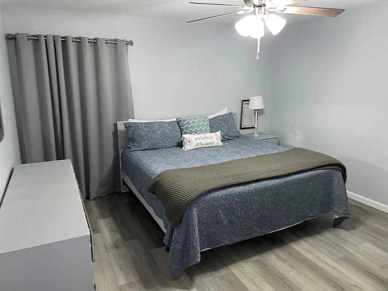 Master Bedroom with a king-sized bed
