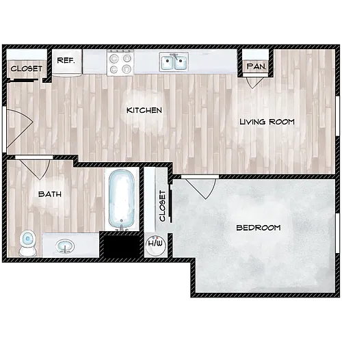 Floor plan A4 13th Street