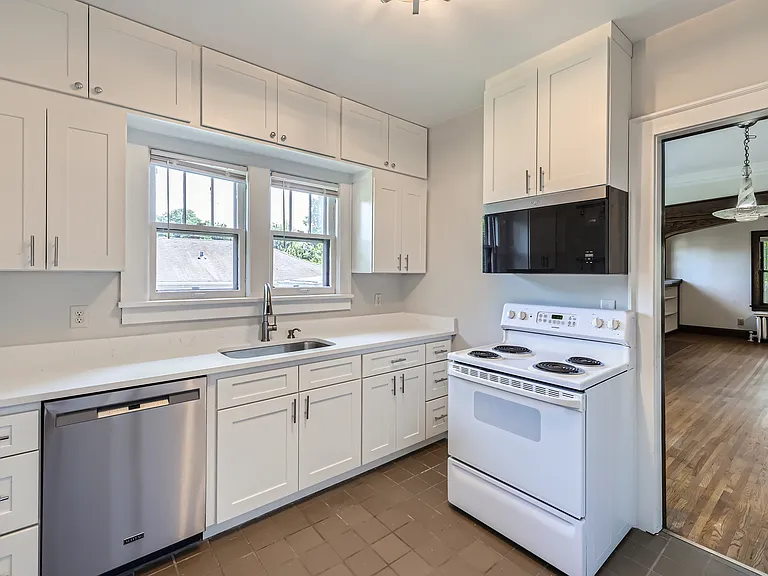 Kitchen looking into DR and LR