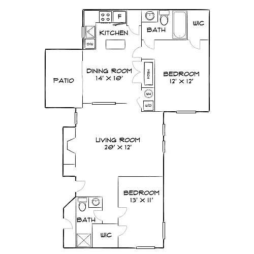 Floor plan Design 2C20