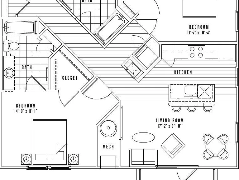 B3 floor plan New Village at Patchogue