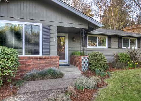 Close up of the front door