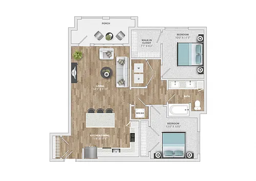 Floor plan Carlton