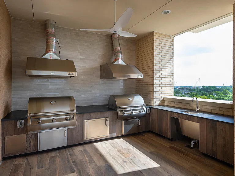 Master outdoor cooking with our complete grilling station.