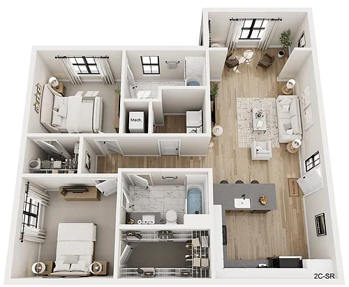 Floor plan 2C-SR