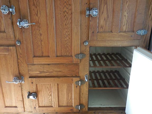 Kitchen antique refrigerator