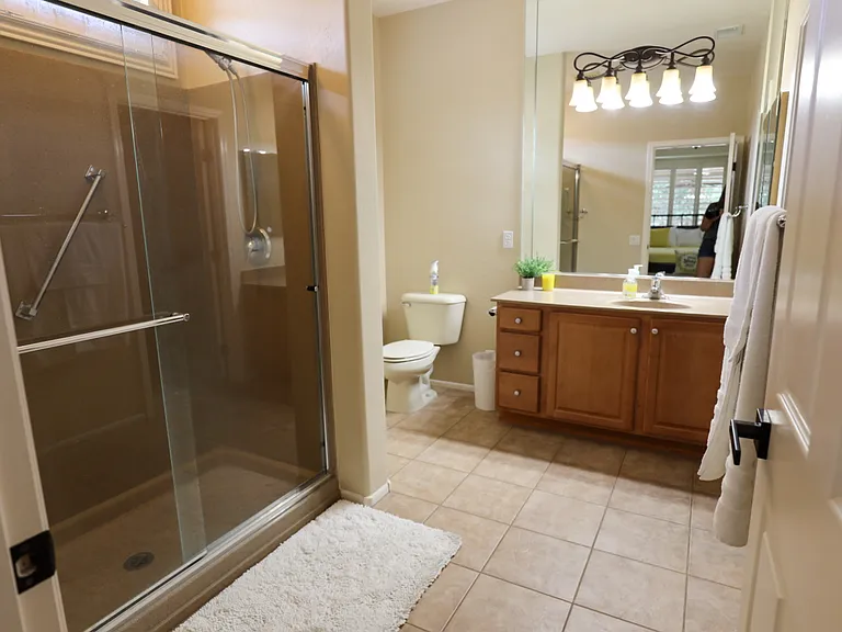 Master Bathroom with large walk-in closet
