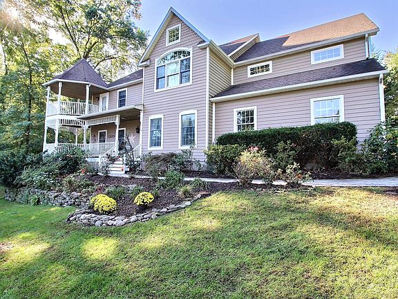 Large home overlooking pond