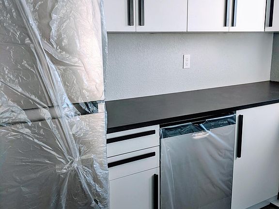 Kitchen, under construction.