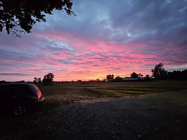 Sunsets from the property