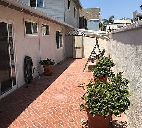 Large Enclosed Side Patio