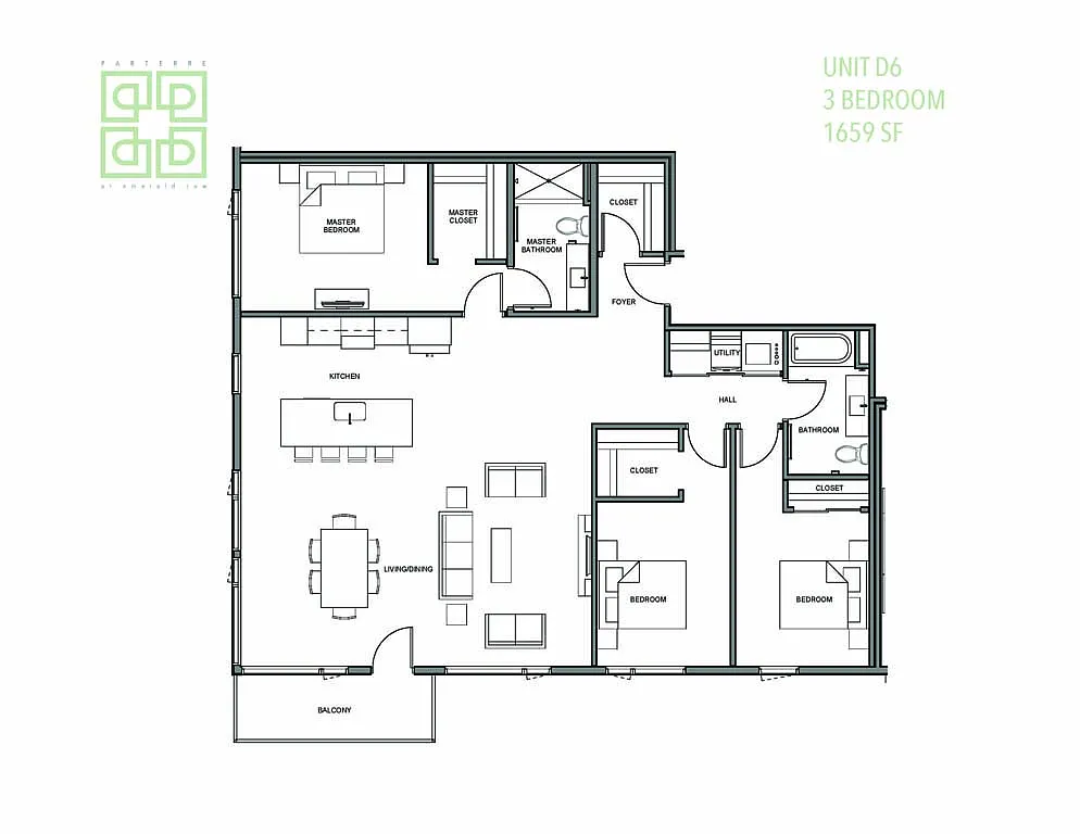 Floor plan D6