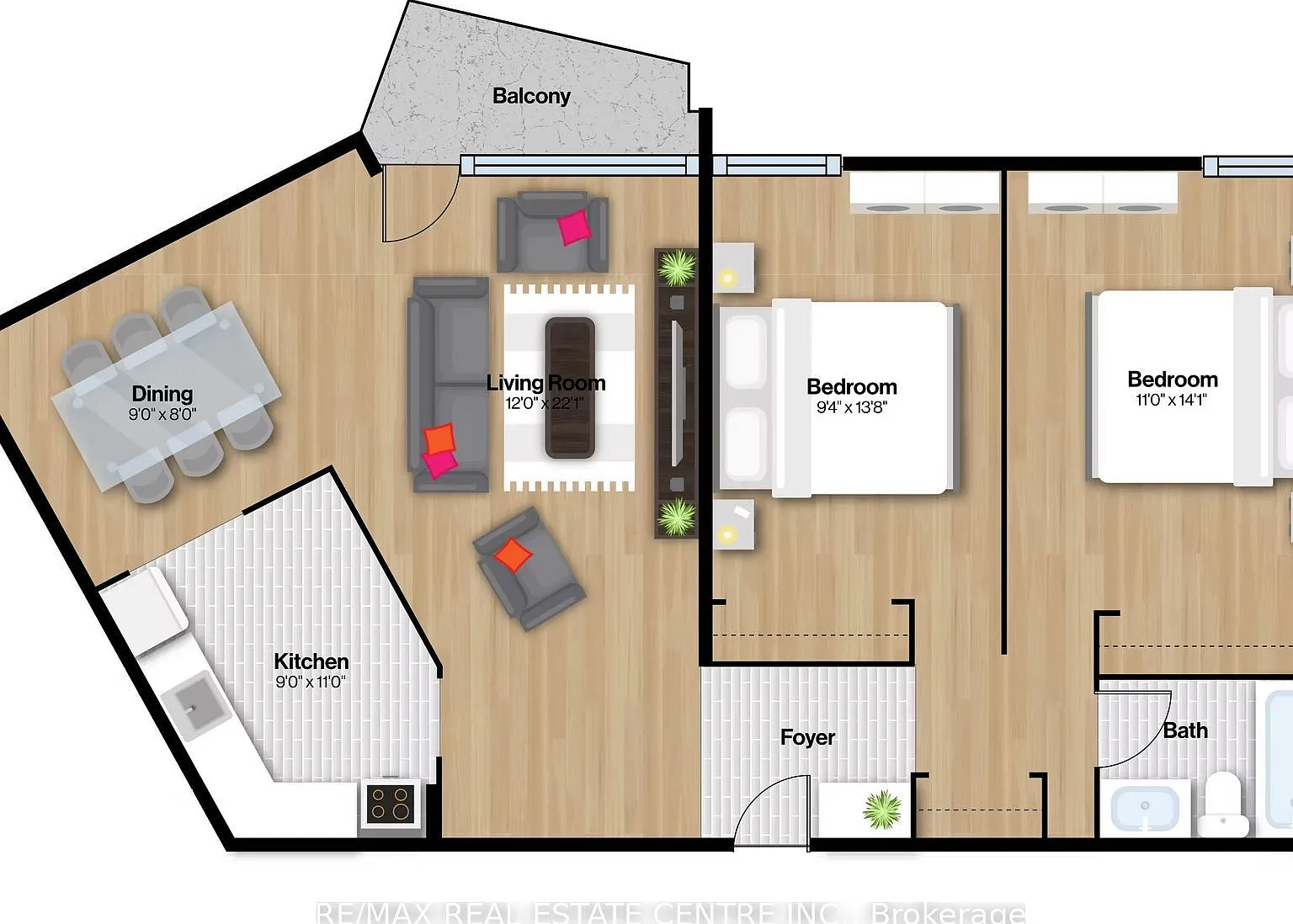 2 bed, $2,230 — Photo 2