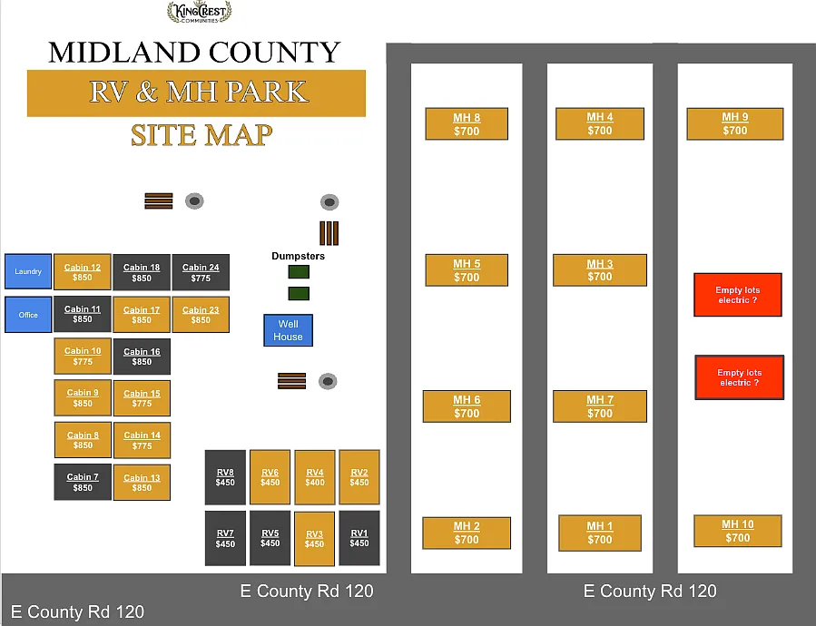 Midland County RV Park - Cabin #6 — Photo 2