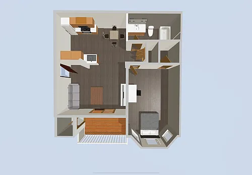 Floor plan 1 Bedroom