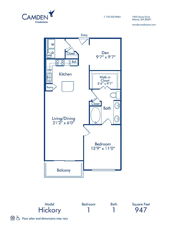 Floor plan Hickory