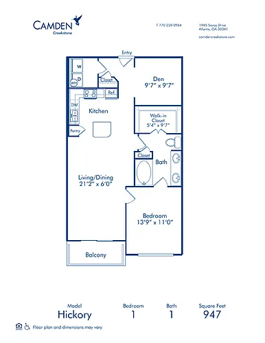 Floor plan Hickory