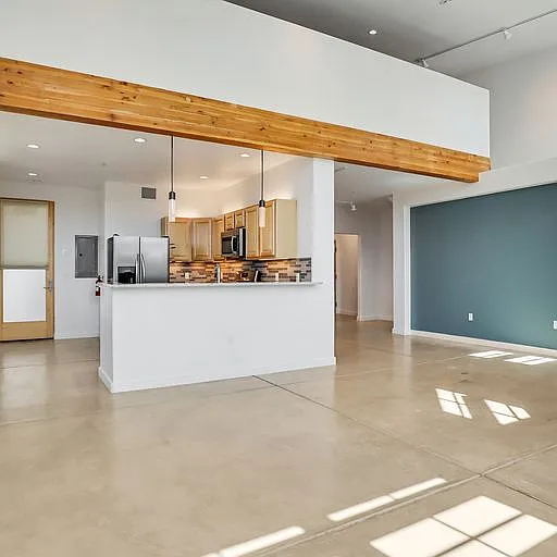 Each Loft has a distinct open floorplan. Every one has 2 stories of windows.