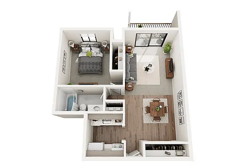 Floor plan 1B