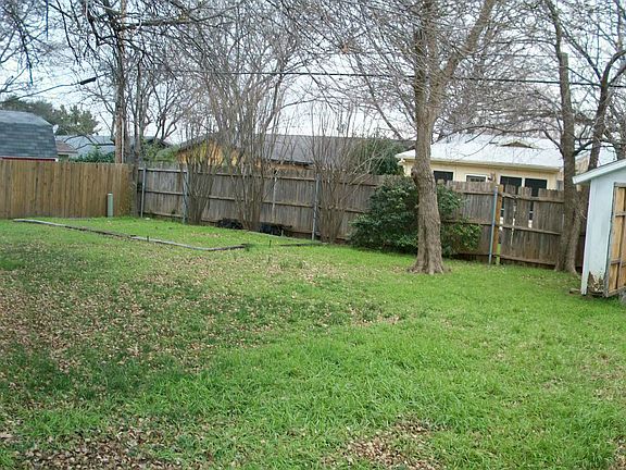 Large back yard