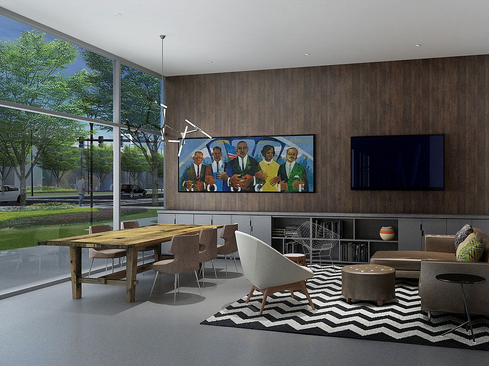 The Melnea&#39;s street level lounge / community space