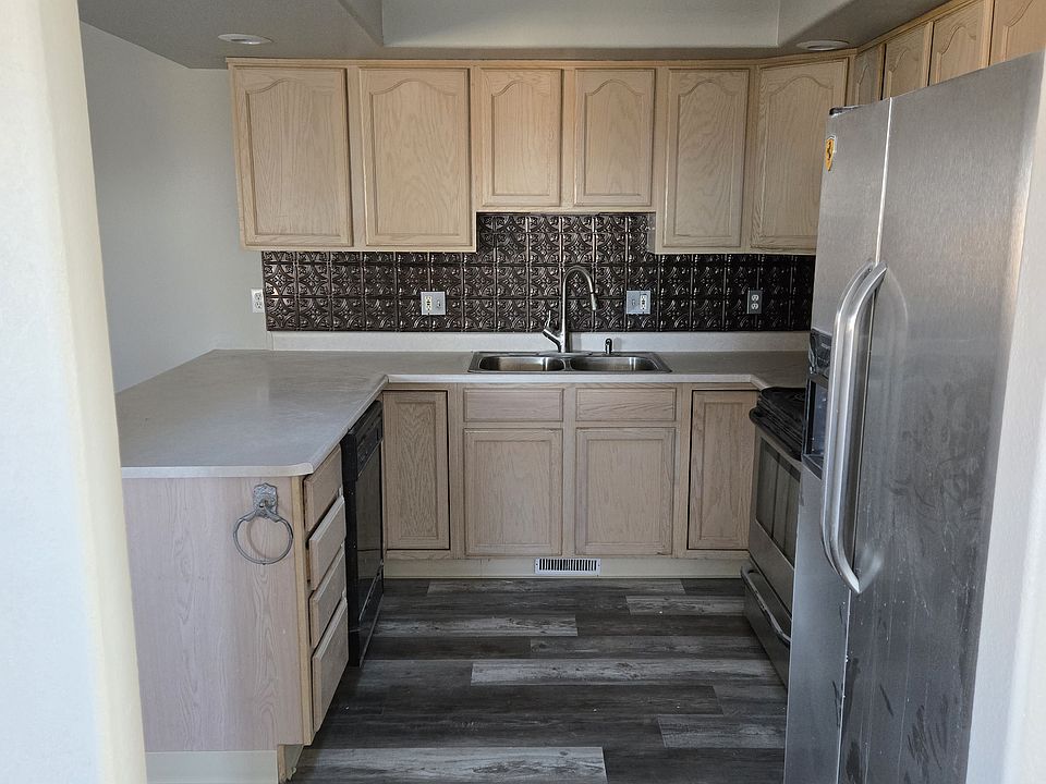 Kitchen with skylight