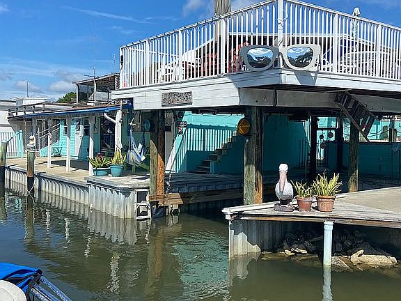 Extensive seawall/dock