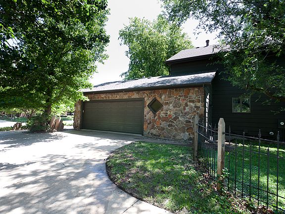 Garage from driveway