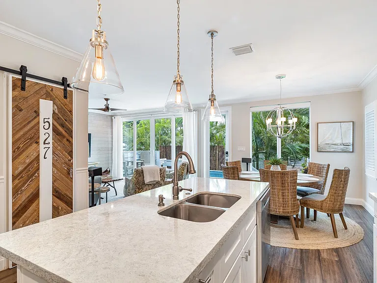 Kitchen and dining area