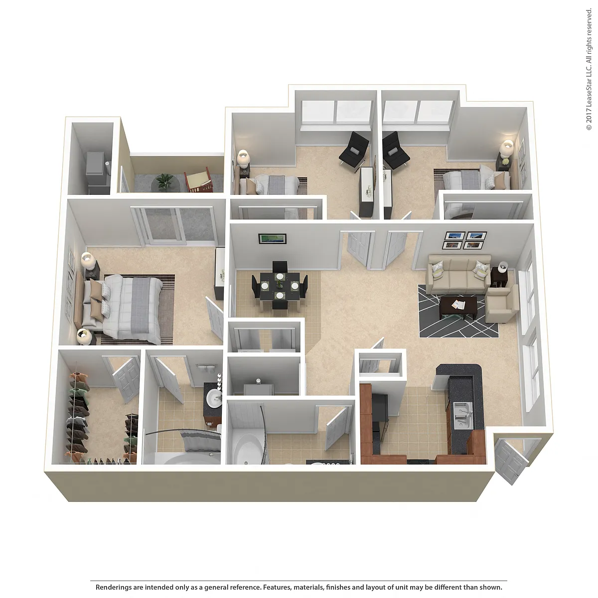 Floor plan Residence 8 Upgraded