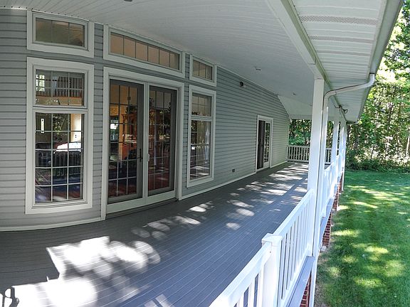 10' X 40' Rear covered porch