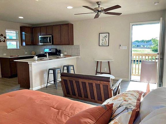 Glass Door with view to an expansive green area