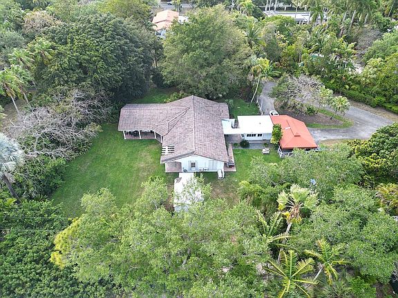 Side view of property