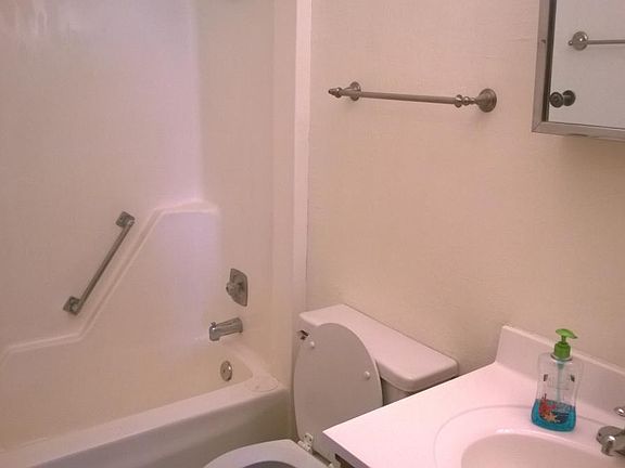 large tub and shower combo