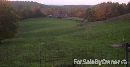 Behind the house view from sunroom