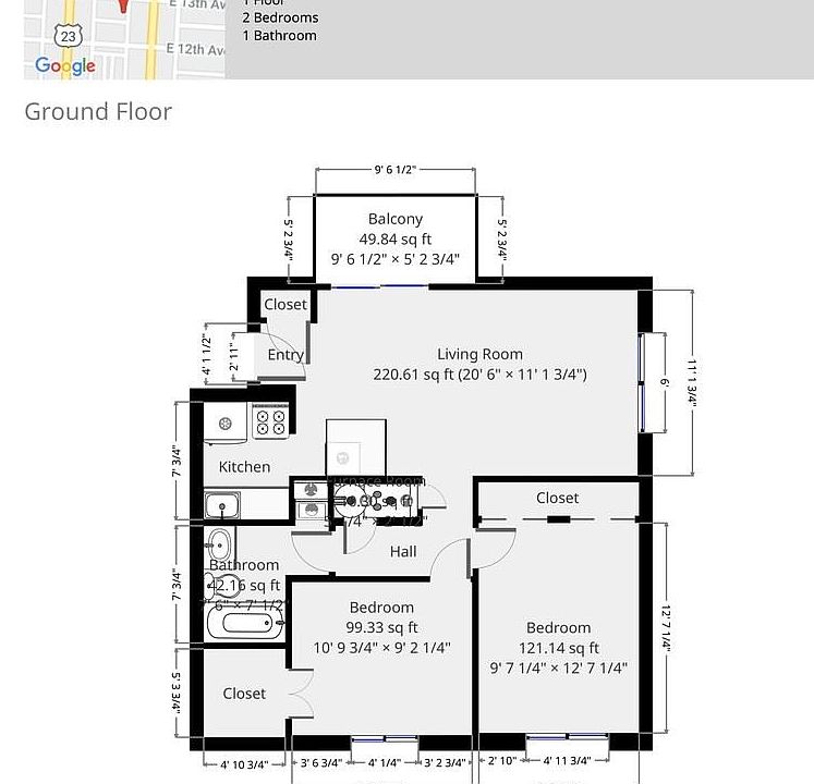 2nd image of 285 E 13th Ave APT E