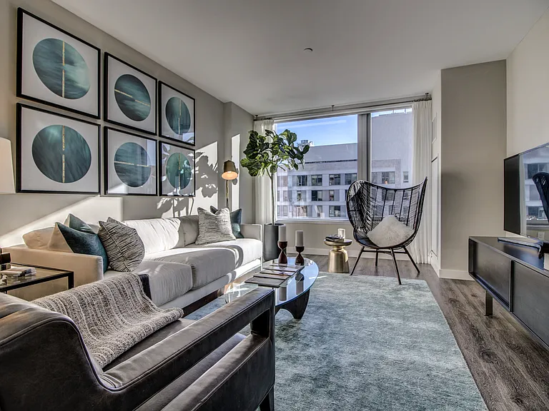 Large Living Room with City Views
