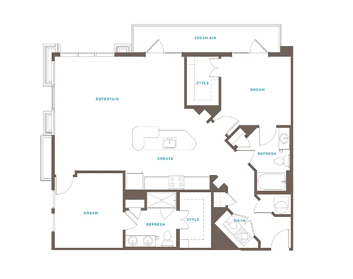 Floor plan B3