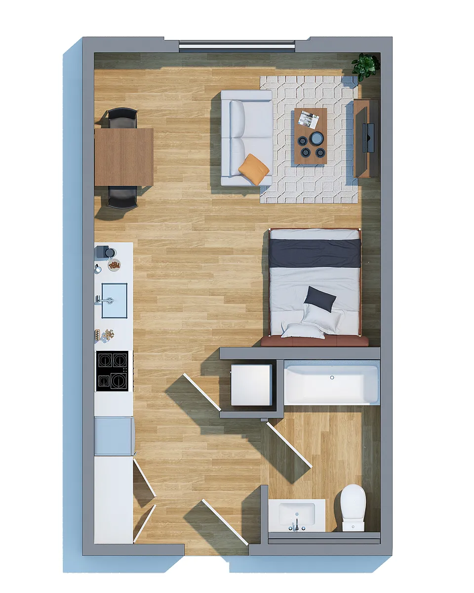 Floor plan Studio