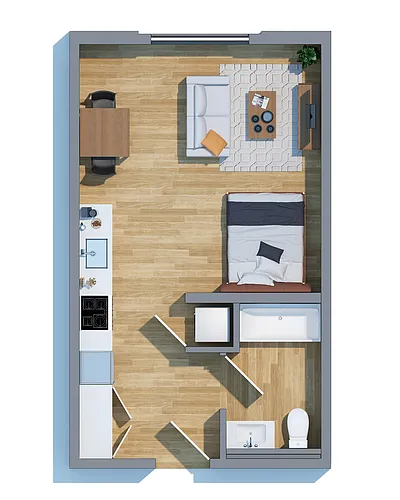 Floor plan Studio