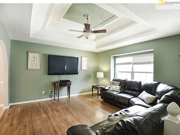Hardwood flooring adds to the upgrades in this home.