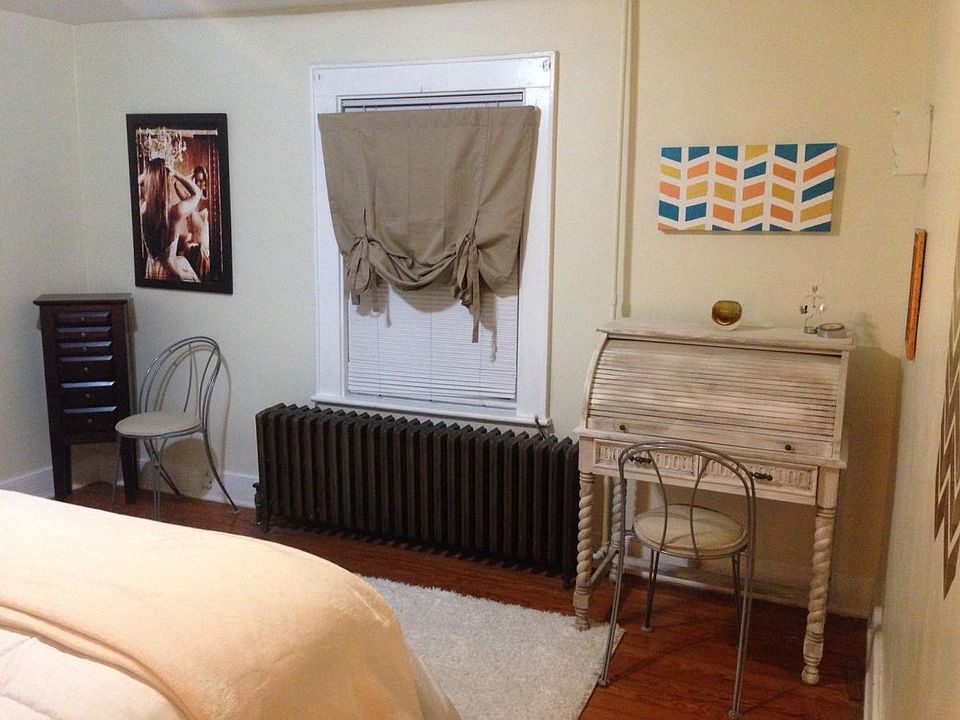 large window facing shared rear yard