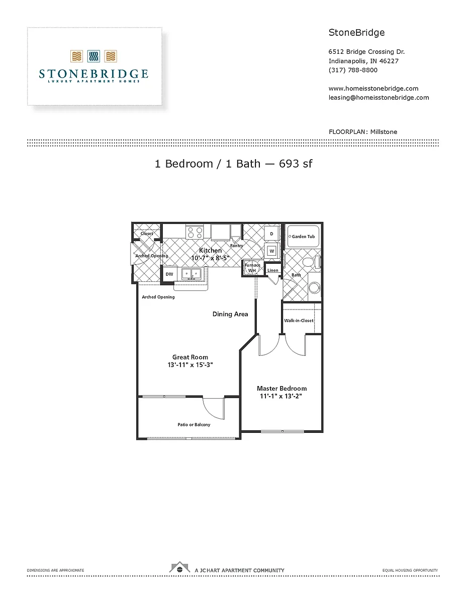 Floor plan Millstone B 1.1