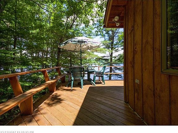 Enjoy waterfront views of Long Lake from your deck.