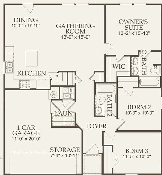 First Floor 3 br 2 ba