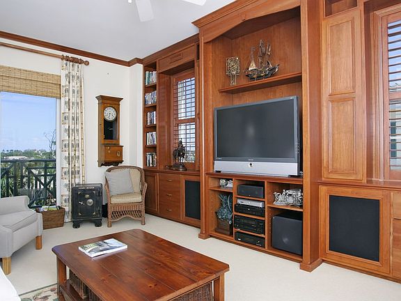 Media Room with Custom Cabinetry